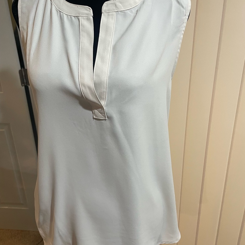 Loft brand cream color pull over blouse